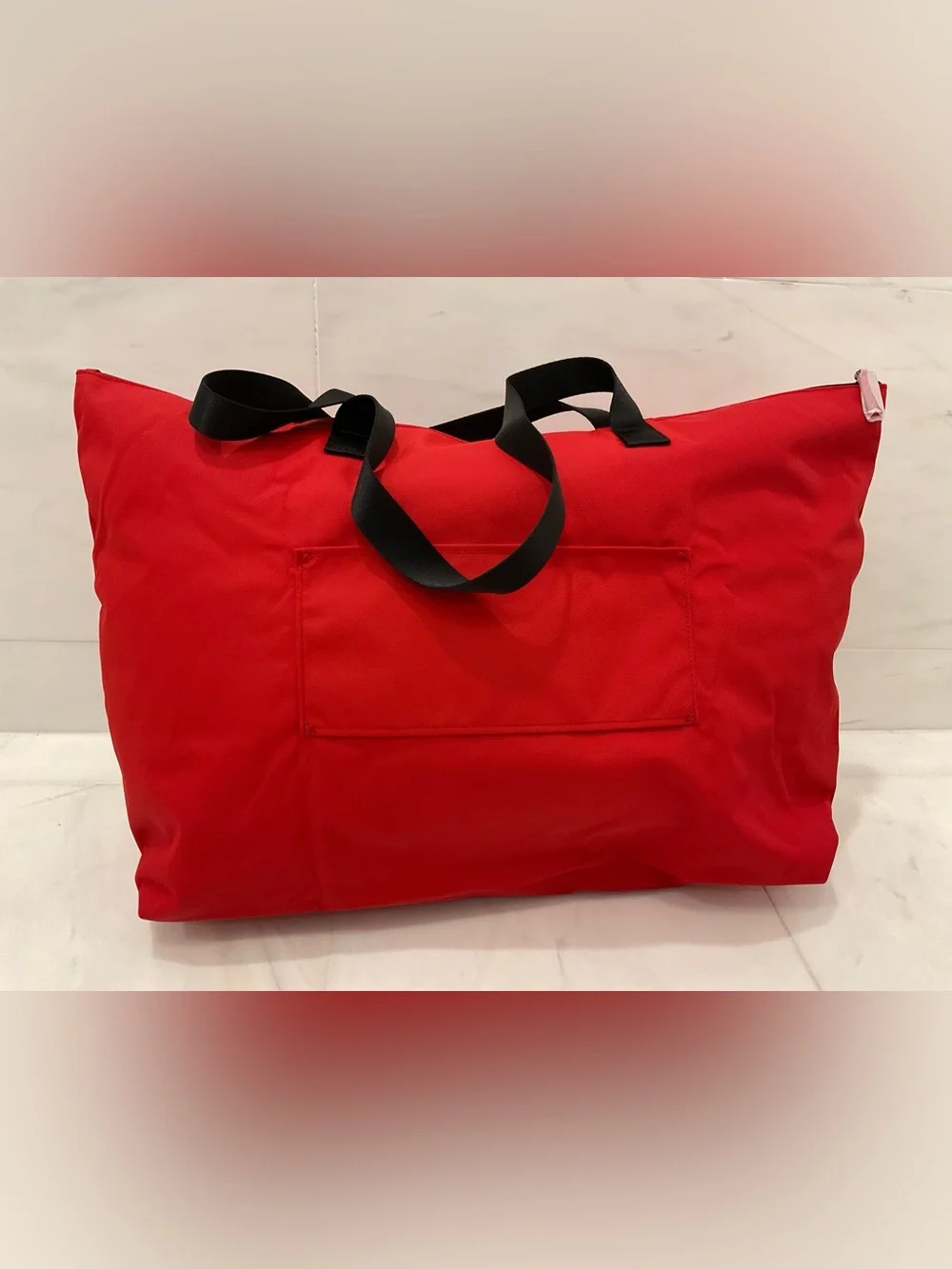 NEW TUMI Voyageur JUST IN CASE Nylon Packable 21.5” Tote Bag - TUMI RED